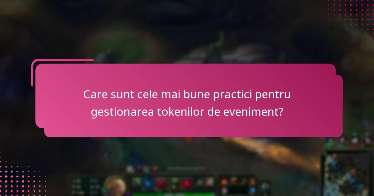 Cum să creați tokeni de eveniment pas cu pas?