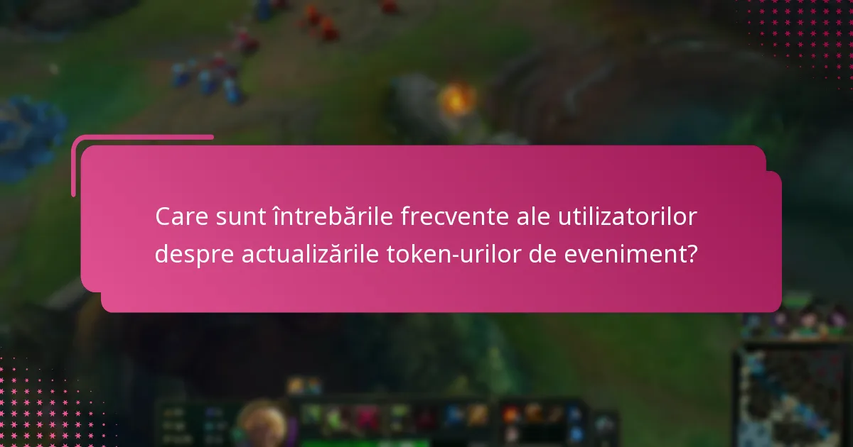Care sunt noile politici privind token-urile de eveniment?