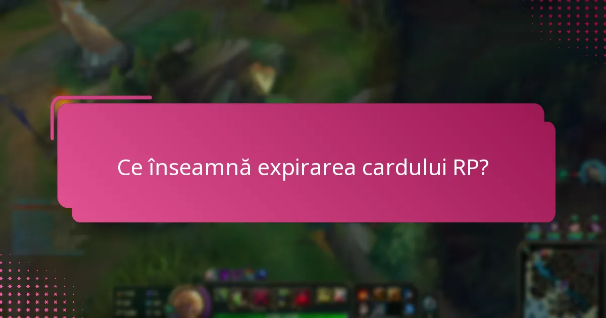 Ce tipuri de carduri RP au procese de reînnoire diferite?