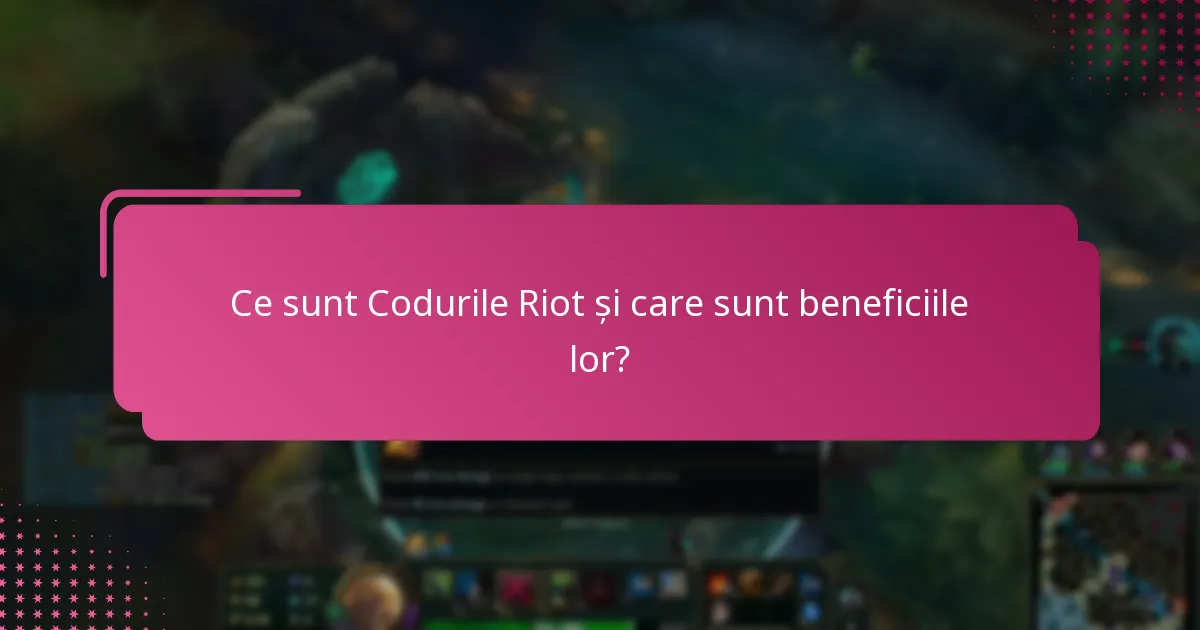 Care sunt promoțiile actuale pentru Codurile Riot?