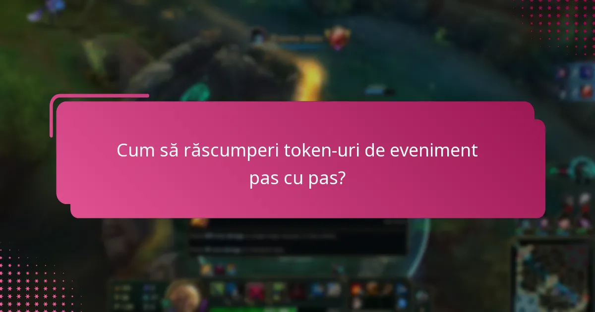 Cum să soluționezi problemele de răscumpărare a token-urilor de eveniment?